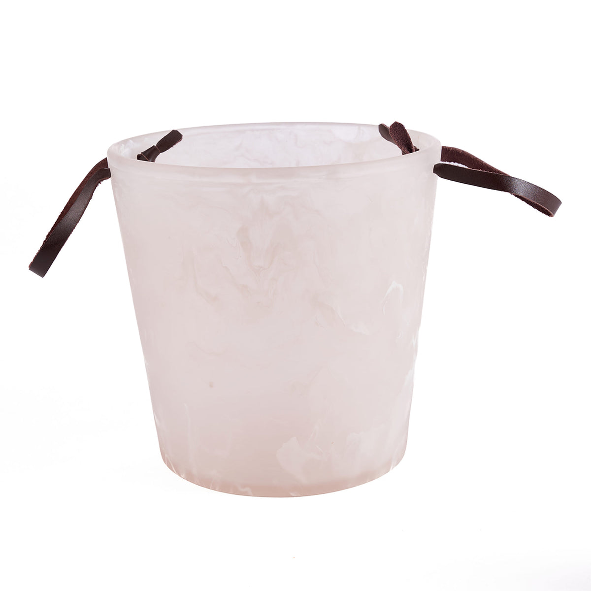 The Resin Ice Bucket - Pink White