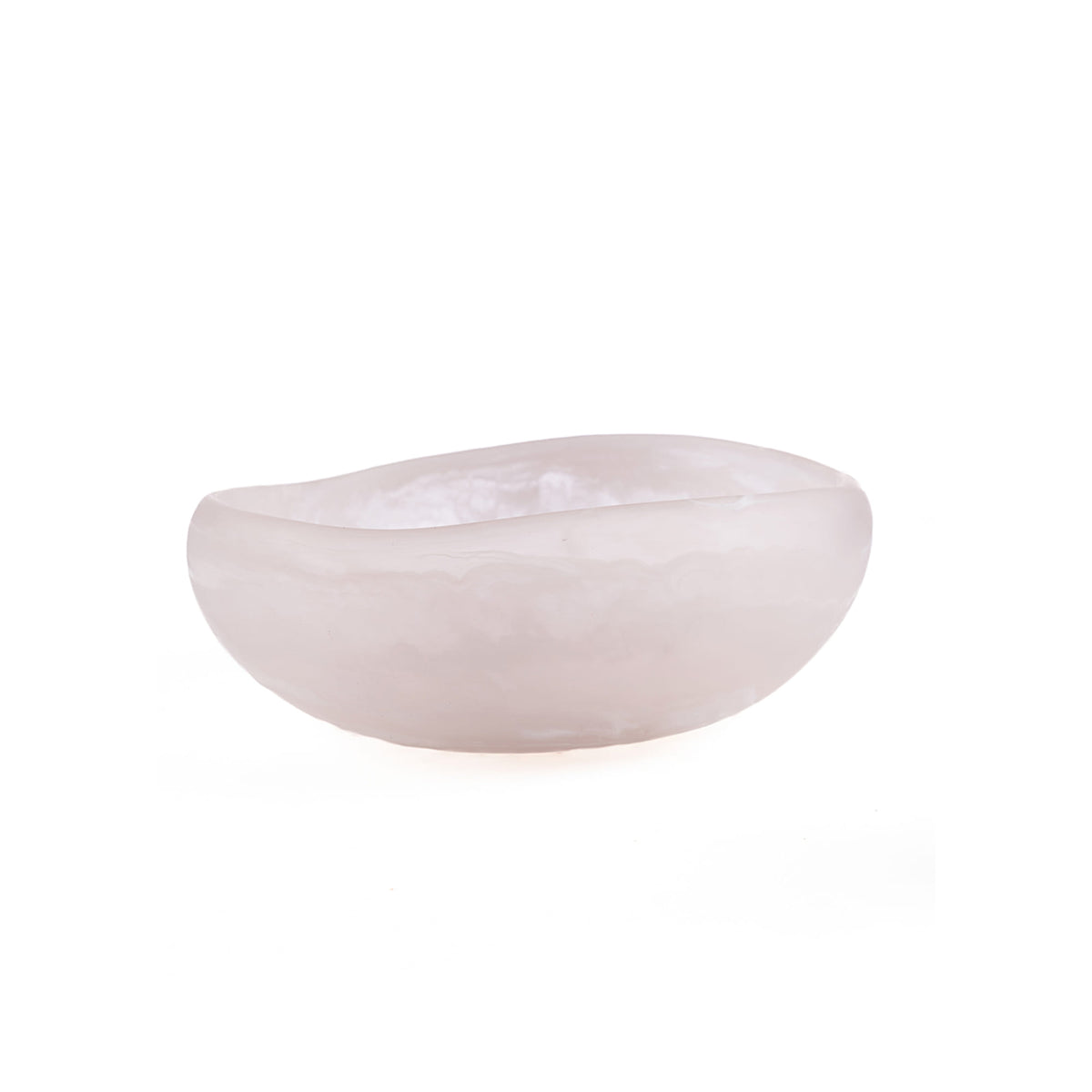 The Resin Organic Bowl Pink S, balta