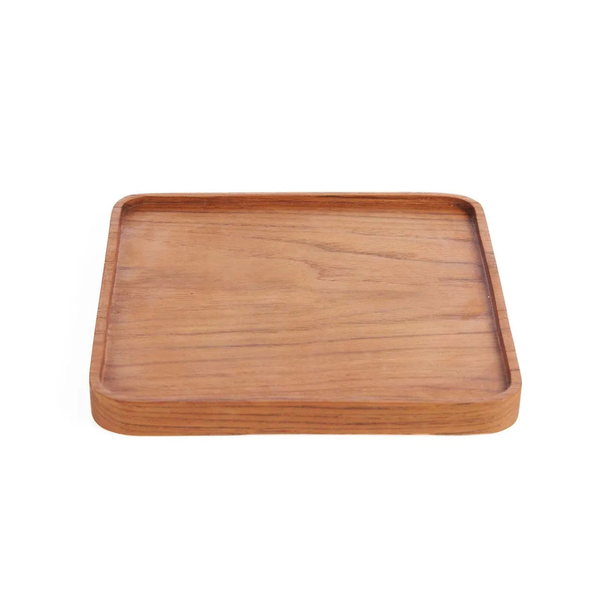 The Teak Square Plate M, natūrali spalva