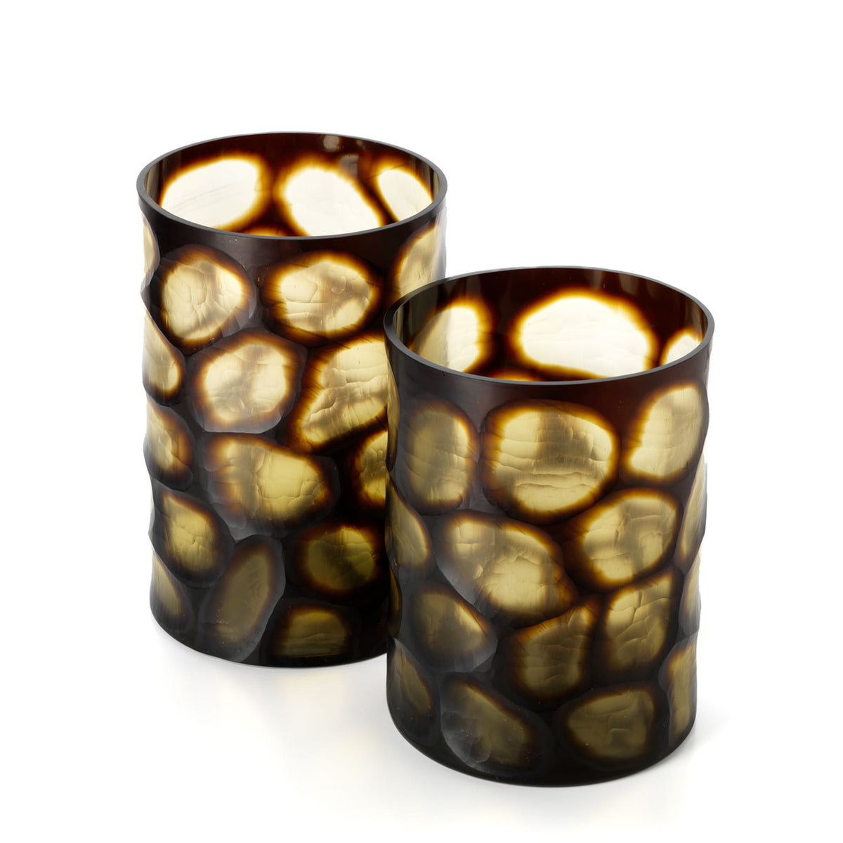 The Vague Dorée XL vaza, medaus spalvos