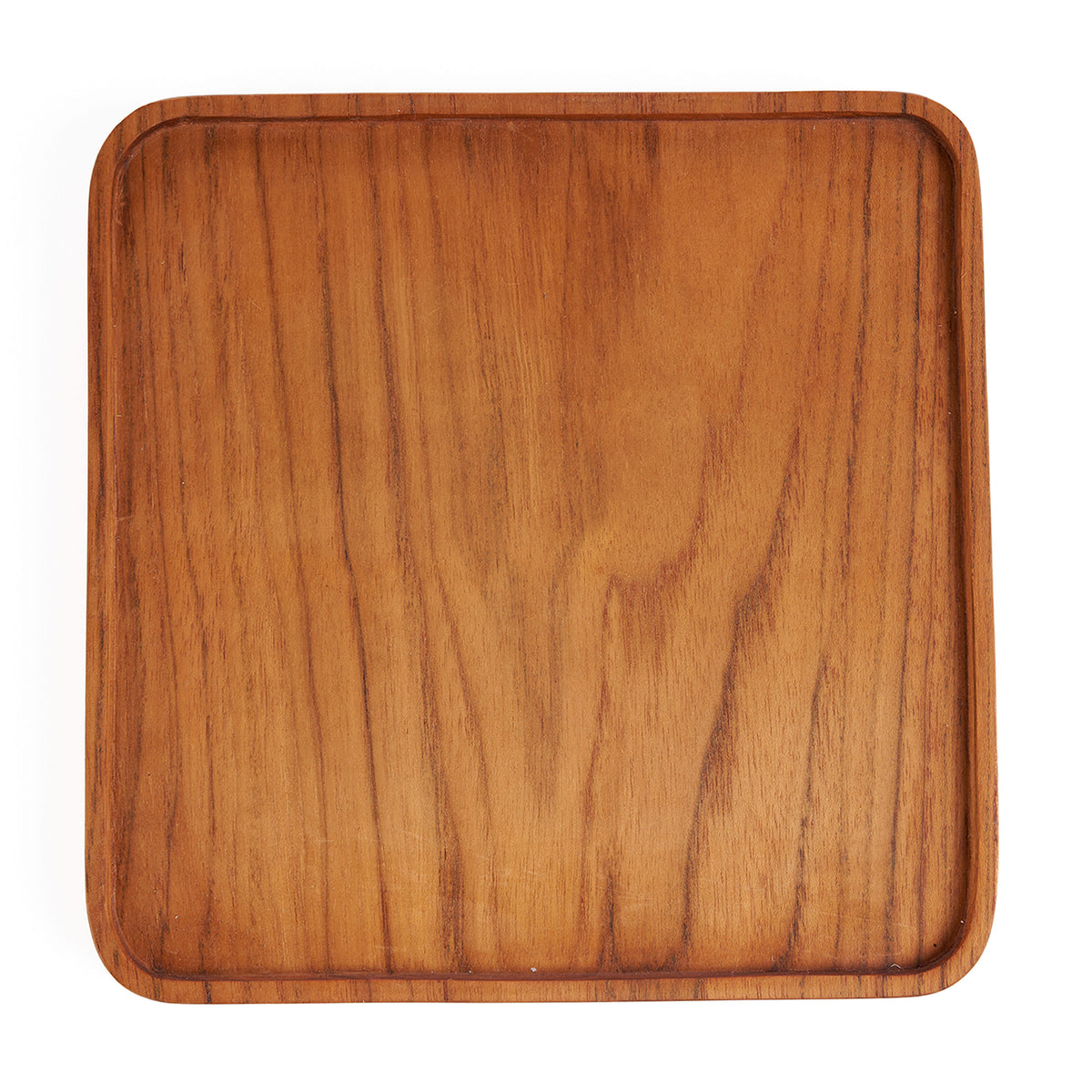 The Teak Square Plate M, natūrali spalva