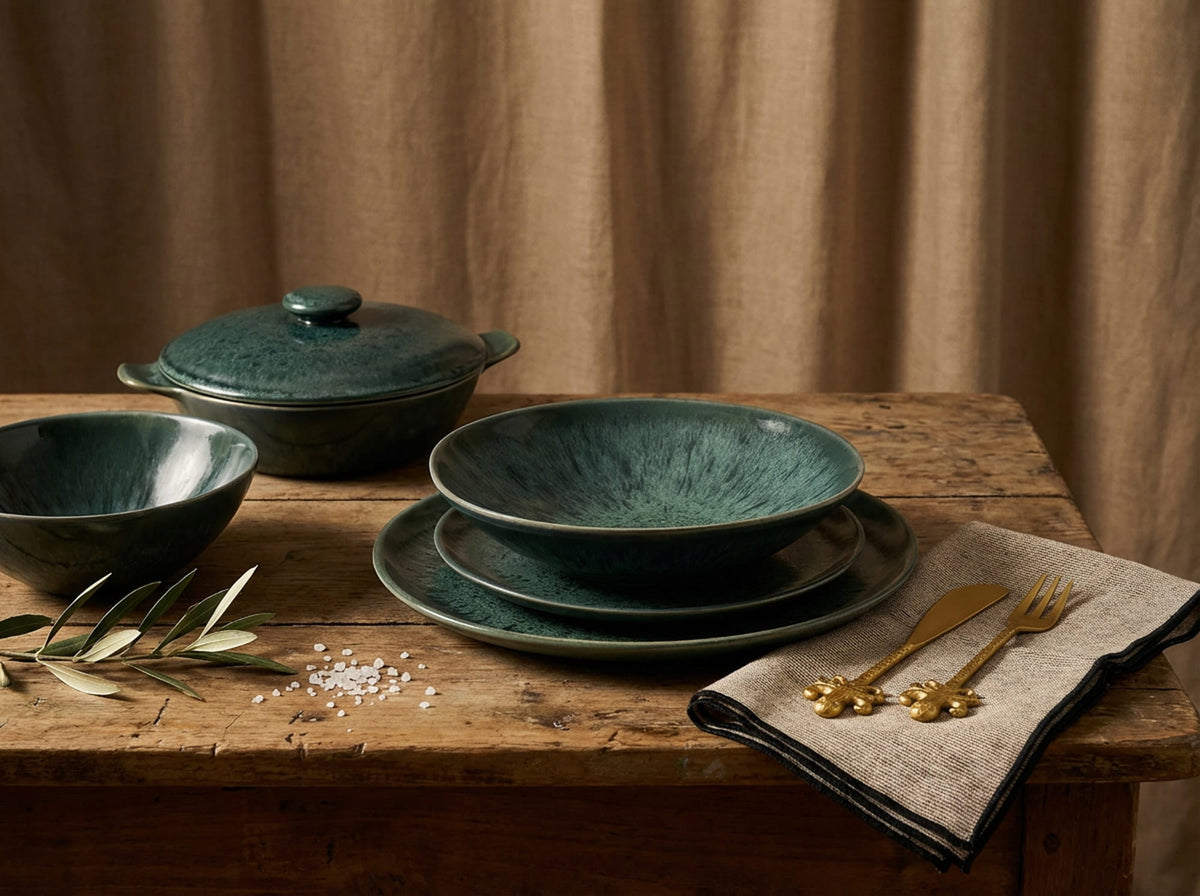 The Aqua Serving Bowl