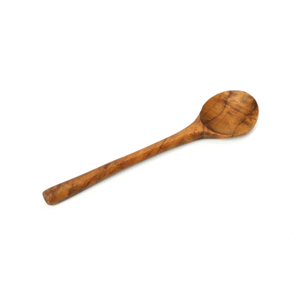Teak Root šaukštas S, natūralaus tikmedžio
