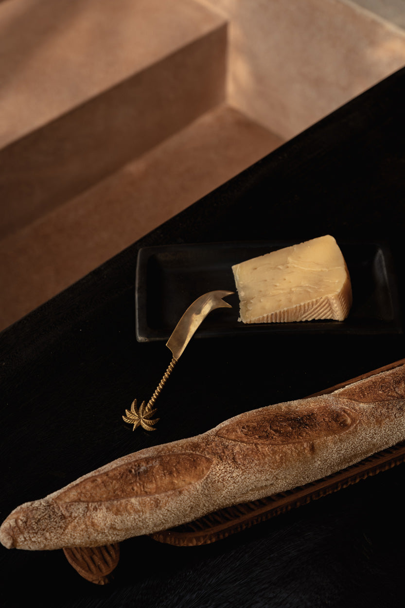 French Bread duonos lėkštė, natūralaus tikmedžio