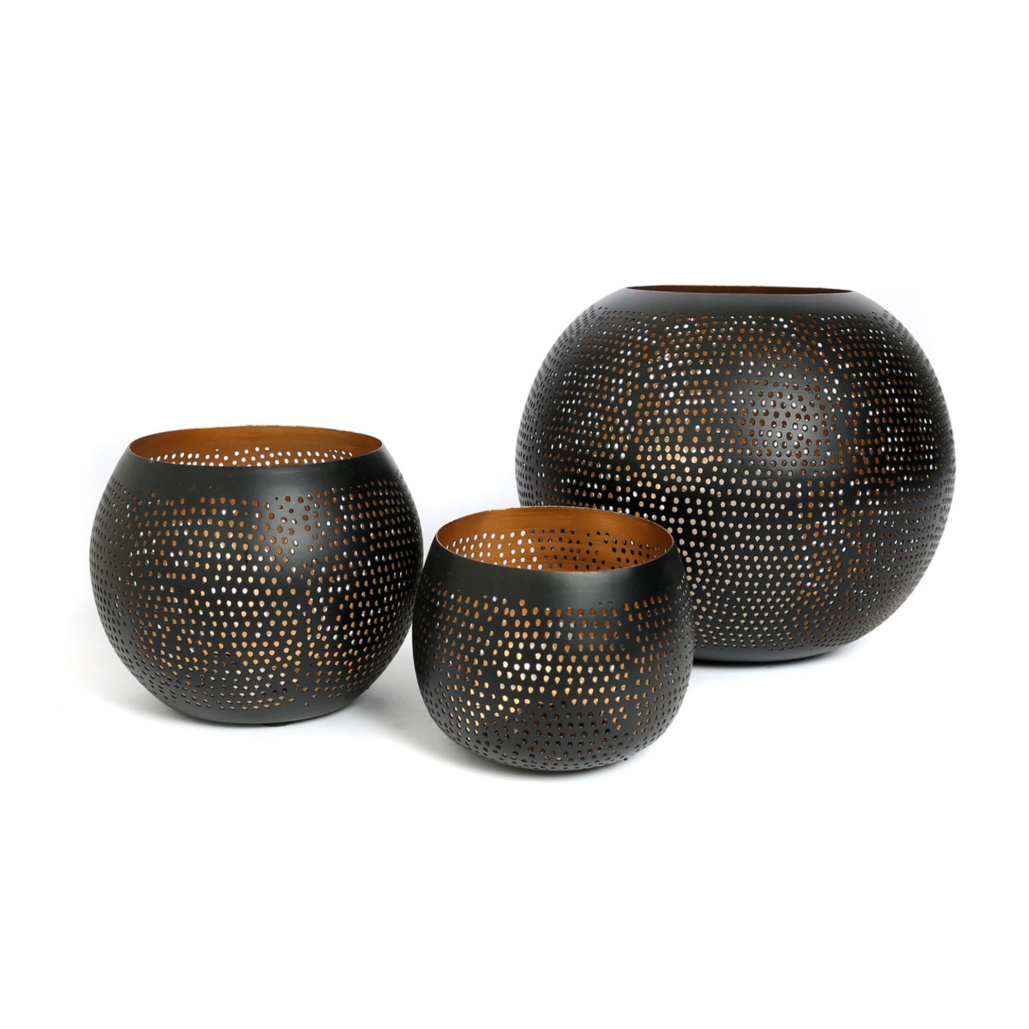 The Pierced Ball Gold L, juoda