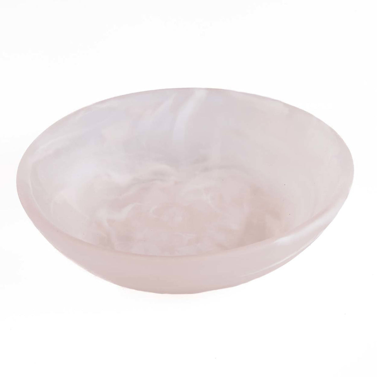 The Resin Organic Bowl Pink M, balta