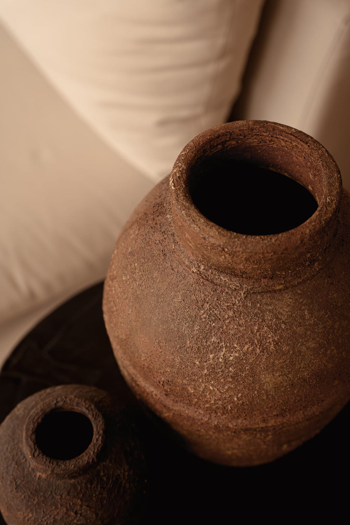 The Amphora Rustica L vaza, molio spalvos