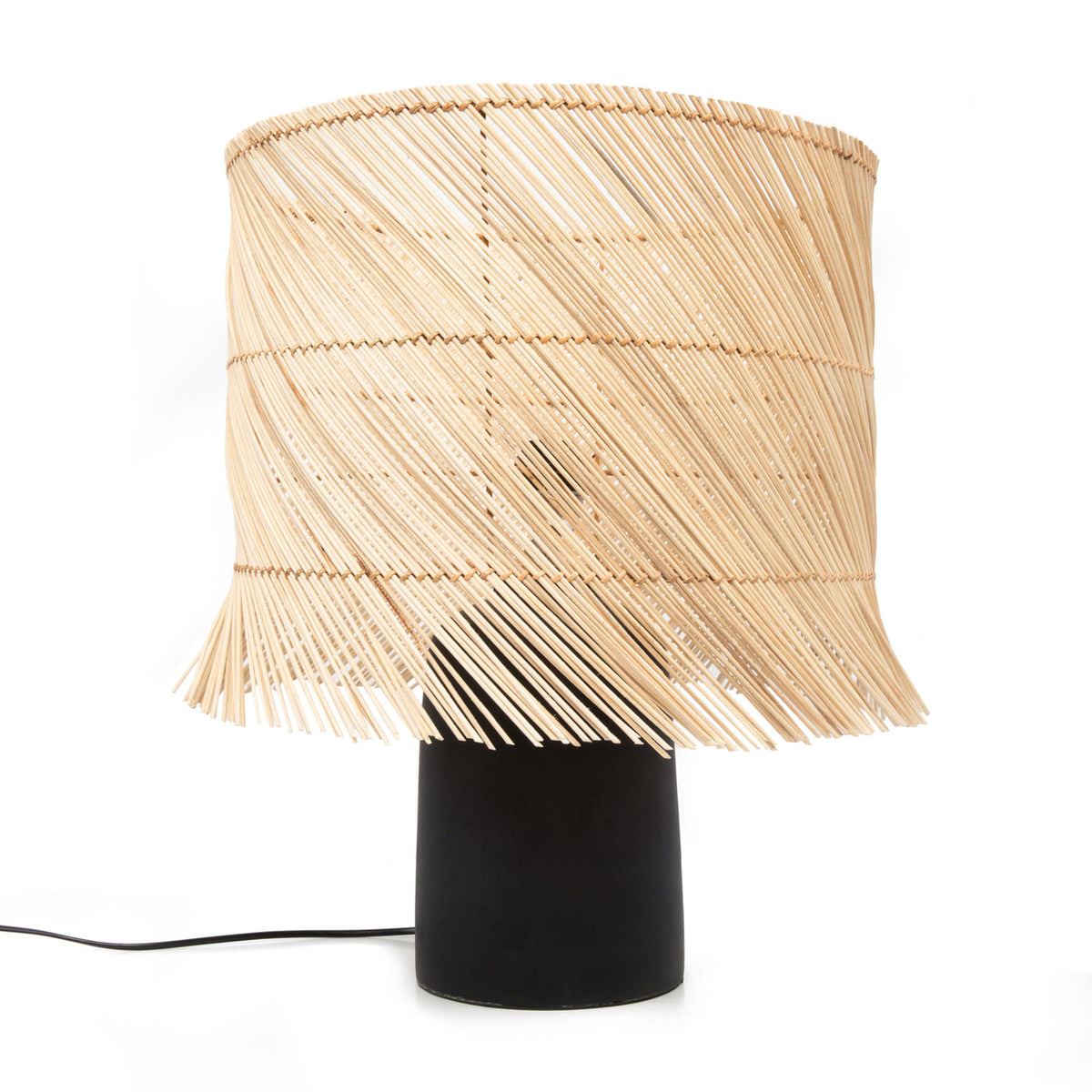 The Rattan stalas, juoda