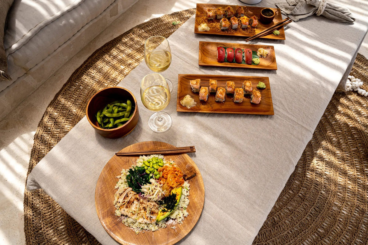 The Teak Root Round Plate L