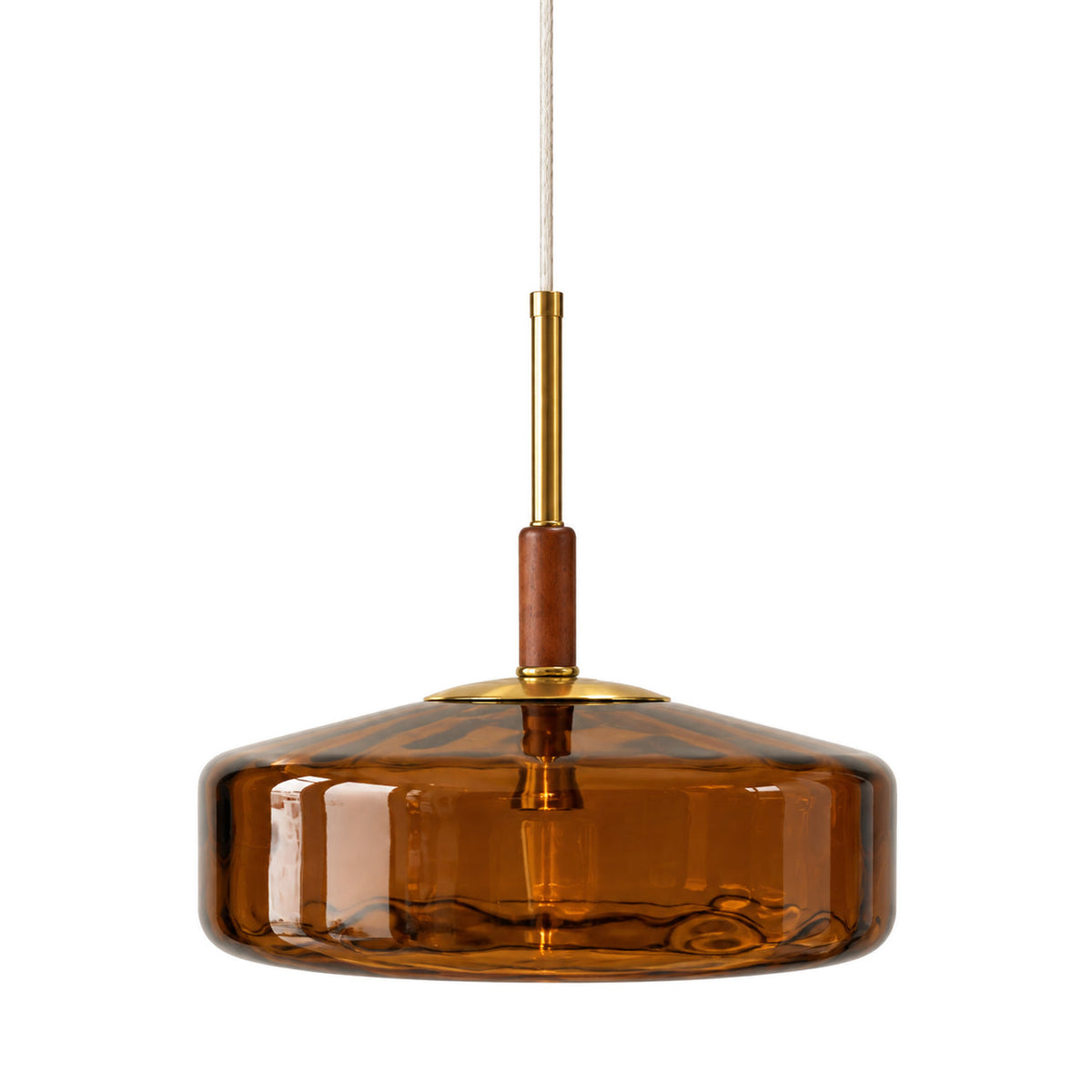 Cognac S pakabinamas šviestuvas, rudas