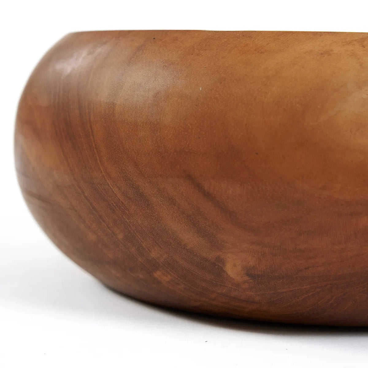 Teak Root vaisių dubuo, natūralaus tikmedžio