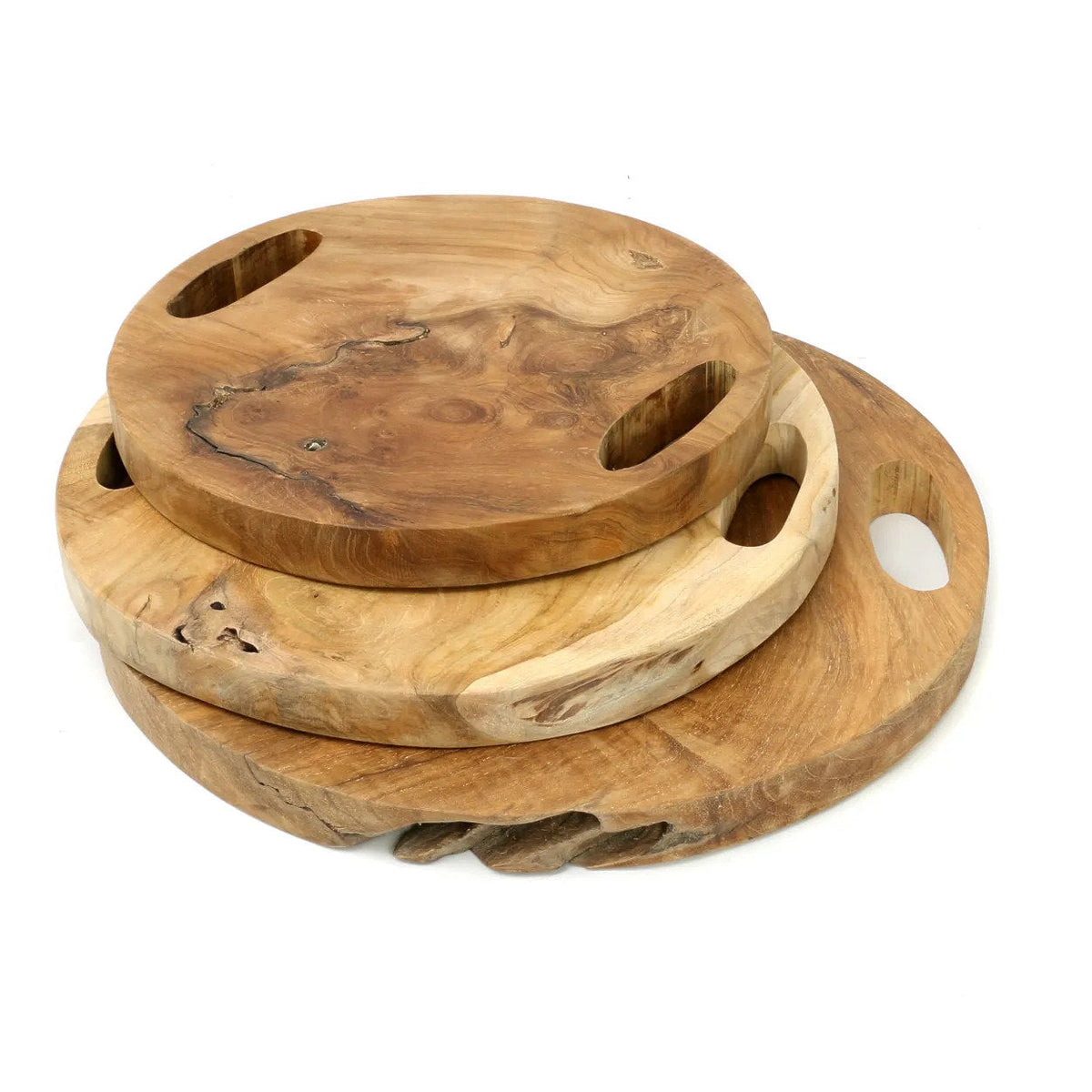 Teak Root serviravimo padėklas M, natūralaus tikmedžio